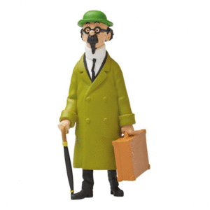 FIGURA TINTIN  PVC CALCULUS SUITCASE  8,5 CM