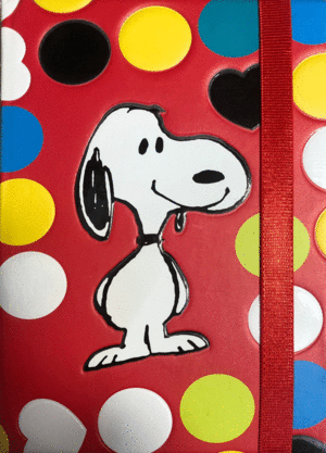 LIBRETA TD PEQUEÑA SNOOPY COLORFULL