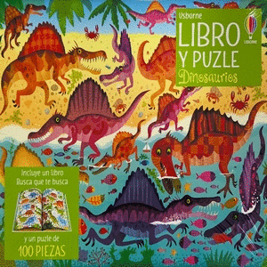 DINOSAURIOS LIBRO + PUZZLE