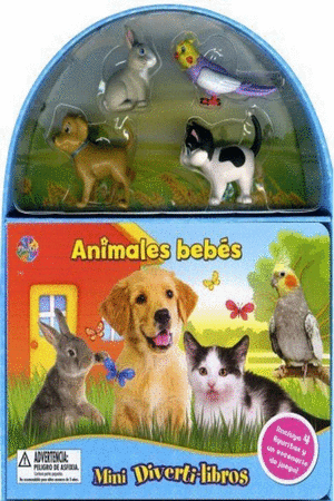 MINI DIVERTILIBROS ANIMALES BEBES