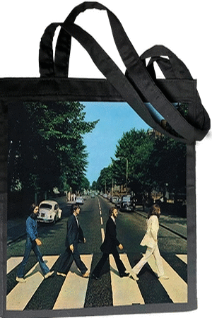 TOTEBAG NEGRA THE BEATLES ABBEY ROAD