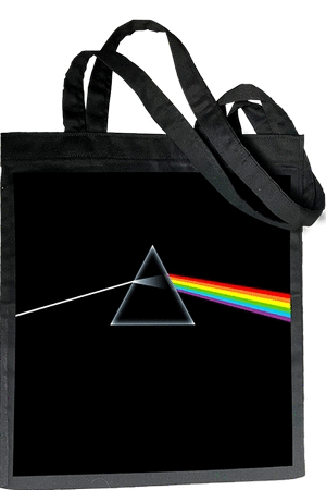 TOTEBAG NEGRA PINK FLOYD THE DARK SIDE