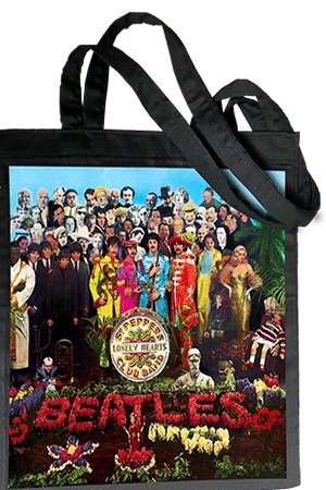 TOTEBAG NEGRA THE BEATLES SGT PEPPERS