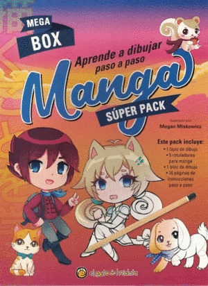 MEGA BOX APRENDE A DIBUJAR PASO A PASO MANGA